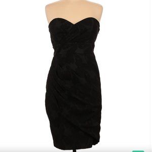 Tracy Reese - Black Strapless Sweetheart Neck Dress - Sz. 8 NWT